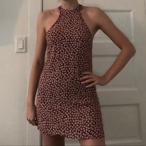 Red floral dress from urban outfitters!